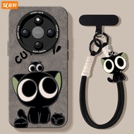 Cute Kitten Suitable for Glory X70 Phone Case X60 Racing Version X50pro Case x5o Fork x30 with Lanya