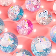 Bouncy Ball Children's Large Size Luminous Bounce Bounce Ball Boys Girls Children's Day Bounce Cryst