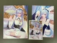 Mon夢 cos Re:從零開始的異世界生活 Re:IF - Mon X Rem 雷姆 簽名 寫真書 寫真集 B5海報