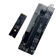NEX Laptop eGPU Case Oculink M 2 NVMe External Graphics Card GPU Dock PCIE 4 0 X4 Gen4 Notebook Expansion Card GPU Dock