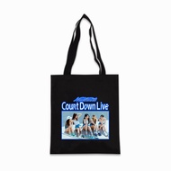 FB4 NewJeans Canvas Bag Tote Handbag Large Capacity Messenger Fans Support