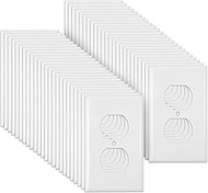 48 Pcs Duplex Wall Plates Kit Electrical Outlet Cover 4.50 x 2.76 Inch Home Standard Size 2 Gang out