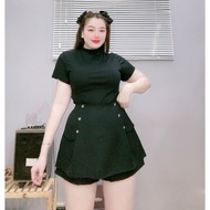 quần giả váy bigsize 60kg đến 95kg)quần váy bigsize nữ cho nàng béo mã GVN