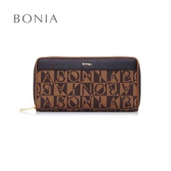 Bonia Black Milagros Zipper Wallet