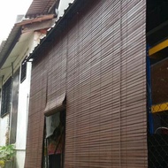 TOP RATED Viral ( Bidai Kayu ) Wooden Blinds Outdoor '(W) x '(H) (Walnut), Bidai Kayu, 户外木帘