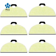 Mop Pad Replacement 6-Pack for  Matrix Plus AI Ultra 2-In-1 Robot Vacuums AV2610WA, RV2610WA, AV2620