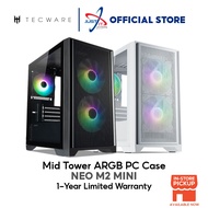 TECWARE Neo M2 Omni/Forge M2 ARGB MATX Gaming Casing - Black/White