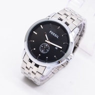 Jam Tangan Pria Sporty Detik Aktif Bahan Steel Analog Quartz Mens Watch Terlaris