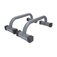 Parallettes Push up 18cm high for Calisthenics, Gym, Pocorrys PAP-02, Grey