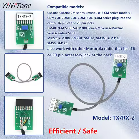 Relay Station two Way Delay Cable for Motorola Radio CDM750 M1225 CM300 GM300 Repeater Connector TX/