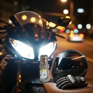 Motorbike and EV LED Headlights, Dual Color, High/Low Beam, Integrated Super Bright Spotlight  Lampu