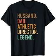Husband Dad Athletic Director Legend Athletic Directors Gifts T-Shirt