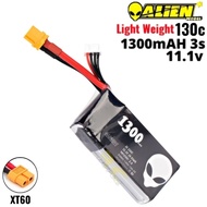 Alienmodel 3S 11.1V 1300mAh 130C Lipo Battery with XT60 Plug AL1300/130-3S