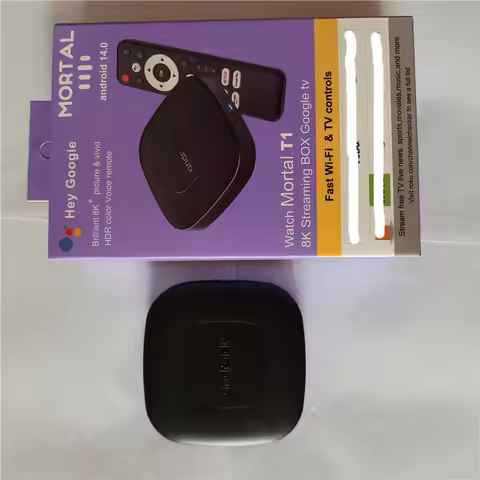 Global Version Mortal T1 Smart TV Box Android 13.0 OS 4K Media Player Dual Wifi Allwinner H313 TV Bo