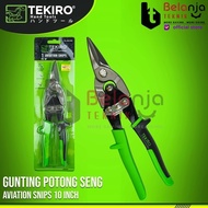 Tekiro Gunting Potong Seng 10" Inch Lurus Gunting Holo Baja Ringan Tbk