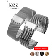 tali jam tangan strap Tali jam tangan logam Milan sesuai untuk gelang Armani CK Citizen Tissot Danie