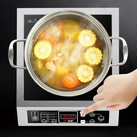 induction cooker commercial NEW 3500W High-power stainless steel induction cooker household stir fry