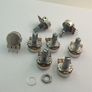 WH148-1A-2 Single Potentiometer A10K A5K B20K 5K B50K B10K Handle Length 15MM Flower