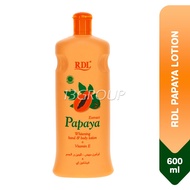 RDL Papaya Whitening Hand Body Lotion, 600ml