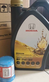 0W-20 MINYAK ENJIN KERETA HONDA GENUINE FULLY SEMI SYNTHETIC CAR ENGINE OIL 10W-30 5W-30 0W-20 0W-30