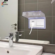 [chulisia] 2 Gang Waterproof Outlet Cover Waterproof Switch Cover Wall Outlet Box Outlet Panel Cover