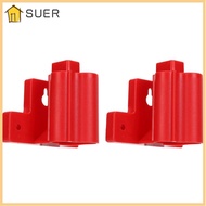 SUER 6 Packs Power Tool Hanger, ABS Plastic For Milwaukee M12 12V Tool Holder Mount, Easy Use Red Wi
