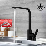 Kitchen faucet Gold faucet Black faucet Silver faucet hot and cold all copper dish sink faucet stain