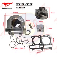 Cylinder Block for GY6 125 STD 52.4mm, Motorcycle Cylinder Block Assy Kit GY6 125 parts