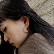 【金辰】圈圈耳飾 | 日本米珠 / 14K耳針