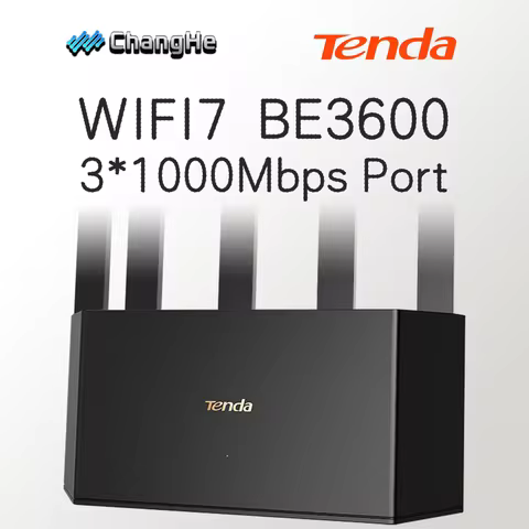 TENDA BE3L/BE3L Pro BE3600 dual-band Wi-Fi 7 router 2.5G 3600Mbps 5 antennas NFC one-touch network b