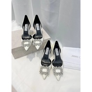 Diamond Buckle High Heels - 6.5cm x 8.5cm