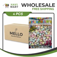 MELLO REGULAR CONCENTRIC MARSHMALLOWS Candy Toppings 680G (4 PIECES/BOX) HONLINE