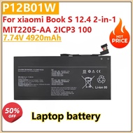 Brand New High Quality  Replacement Laptop Battery P12B01W 7.74V 4920mAh For xiaomi Book S 12.4 2-in