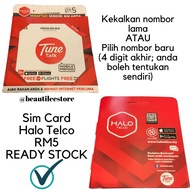 HALO TELCO Simcard / Sim Card Tune Talk READY STOCK