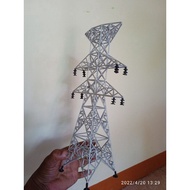 Miniature suntet scale 1:87 HO electric garage display