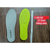 1 pair of goya running sports shoe insoles size 43, 27.5cm long, brand new