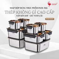 SSGP's Frankfurt 316L stainless steel food storage box, food storage box with lid stainless steel co