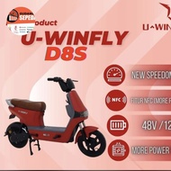 Sepeda Listrik UWINFLY DF8 DRAGONFLY8 Moped Electric 600 Watt 48V/12AH - Prostreet Donut