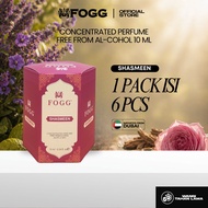 [ SPECIAL BOX ] BUNDLING 6 PCS | Fogg Attar Concentrated Shasmeen 10ml | Parfum Non Alkohol 10ml Par