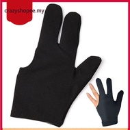 [CRAZYSPE]Snooker Billiard Glove Left Right Hand Pool Cue Glove Three Finger Open Glove