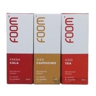 LIQUID 30ML FOOM ICED TEA / FRESH COLA / ICED CAPPUCINO