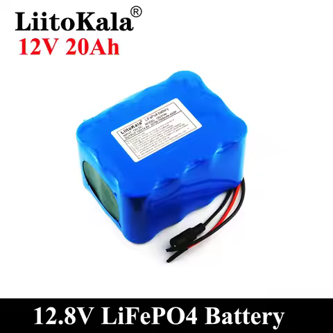 LiitoKala 12V LiFePO4 Rechargeable Battery Pack 20Ah/30Ah/35Ah/40Ah/50Ah 12.8V Long Life Cycle 4000 