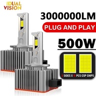 3 Year Warranty D3S D1S LED Car Headlight Plug And Play 1:1 Xenon Bulb HID D2S D4S D5S Canbus D1R D2