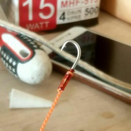 Dipper model rice field eel fishing hook
