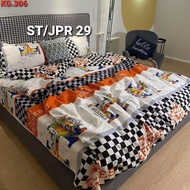 Sprei Set Kain Katun Jepang Motif Hermes Paris