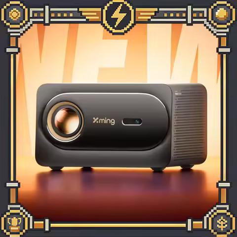 XMING New V1 Projector HDR10 1080P 950CVIA Wall Color Adaptation 2000：1 FOFO Contrast Projectors Int