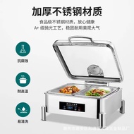 Hotel smart stainless steel buffet stove, tableware, buffet stove, food warmer, breakfast food warme