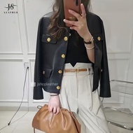 Chellya PU Leather Jacket Women Korean Style Blazer
