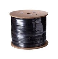 Mastersat สาย RG6 + สายสลิง สำหรับ งานติดตั้ง จานดาวเทียม สาย กล้องวงจรปิด CCTV Cable ยาว 500 เมตร