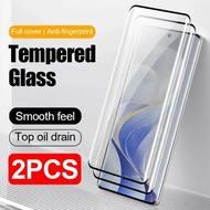 2PCS for Realme 14 13 12 11 10 Pro Plus P1 P2 P3 Pro Ultra Curved Side Glue Full Cover Tempered Glas